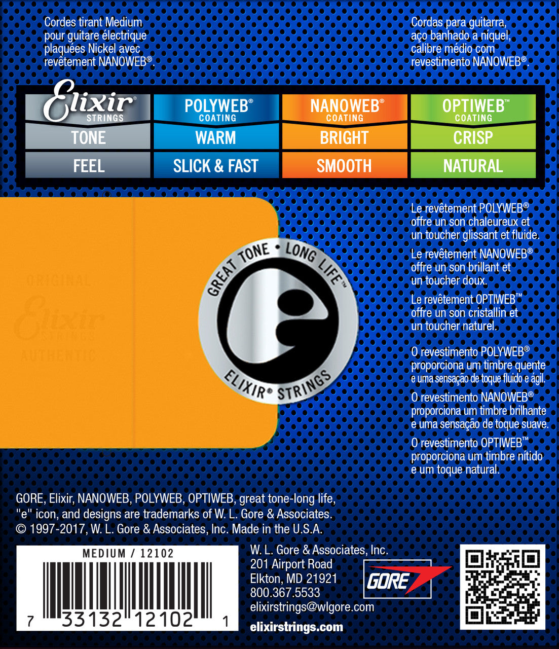 Elixir 12102 Electric Nano Medium 11-49