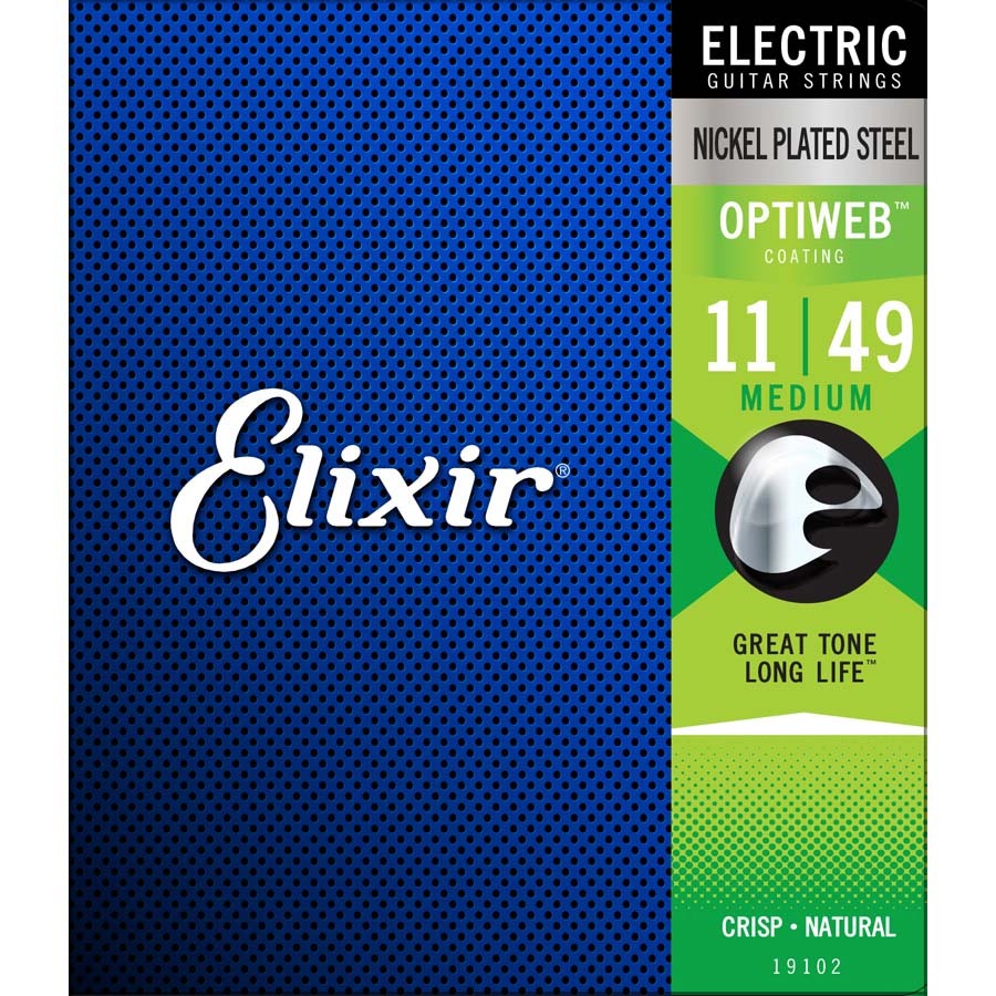 Elixir 19102 11-49 Optiweb Electric Guitar Strings