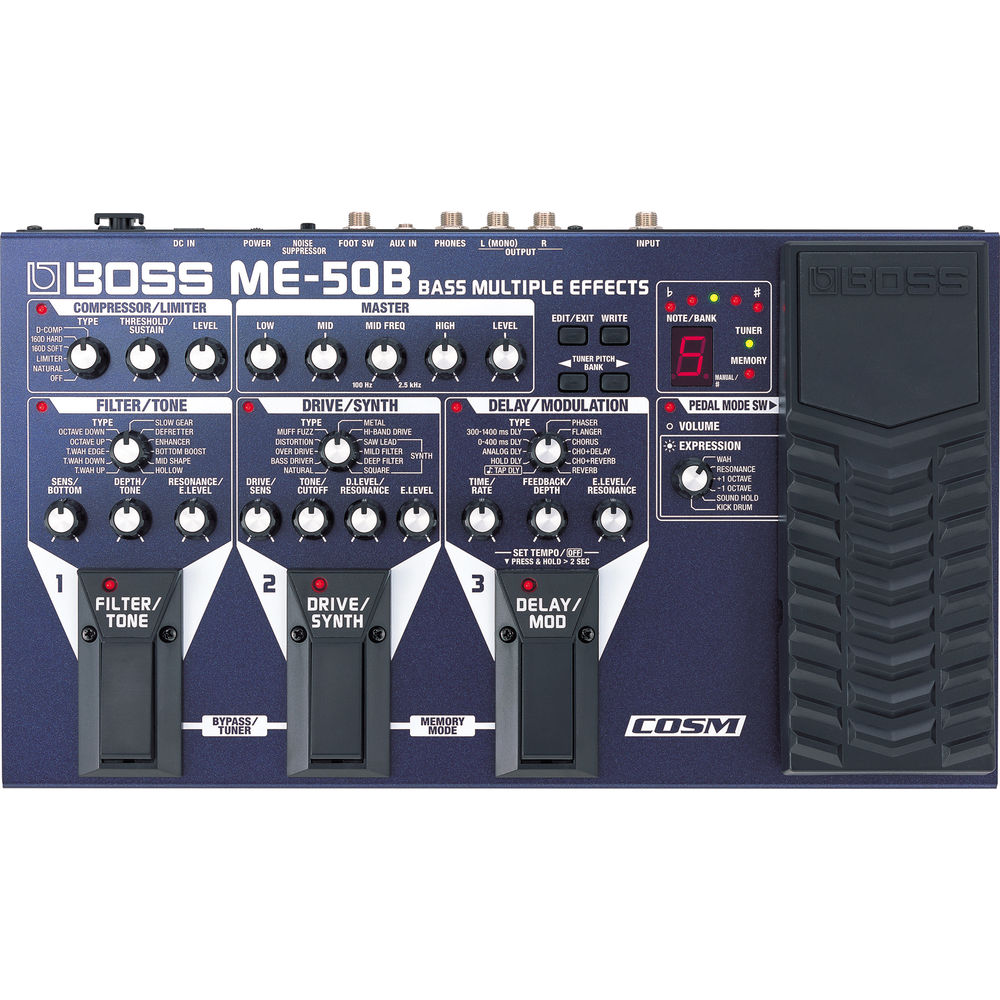 Boss ME-50B Bass Guitar Multi-Effects Pedal