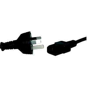 AVE IEC Cable IEC Cord with Standard Male Plug 2m