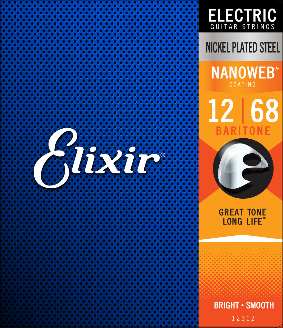 Elixir 12302 Electric Nano Baritone 12-68