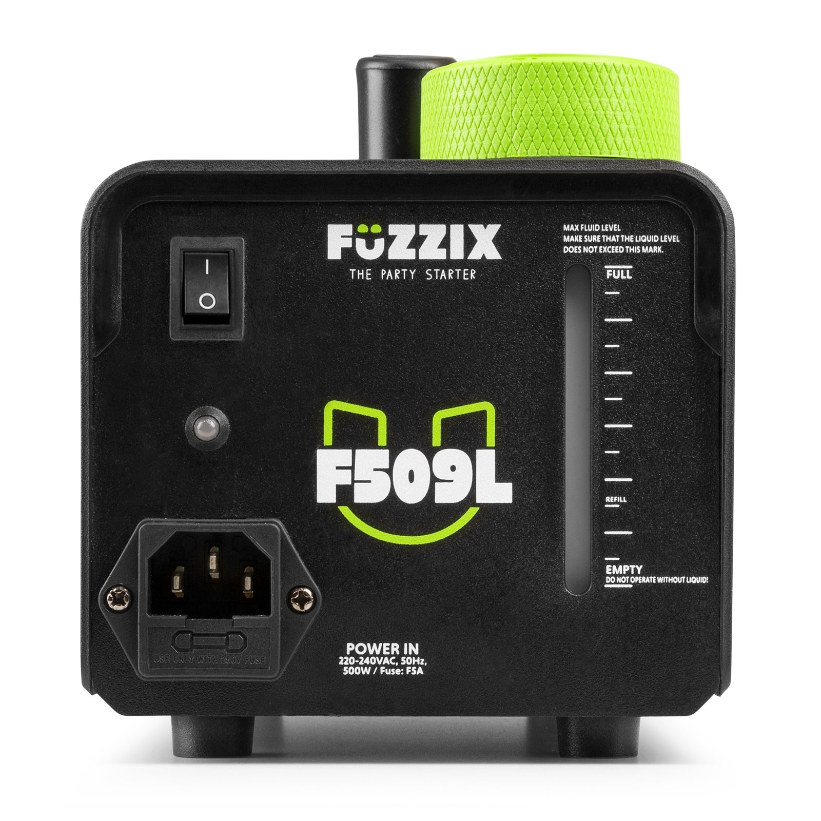 Fuzzix F509L Party Smoke Machine with 9x RGB LEDs