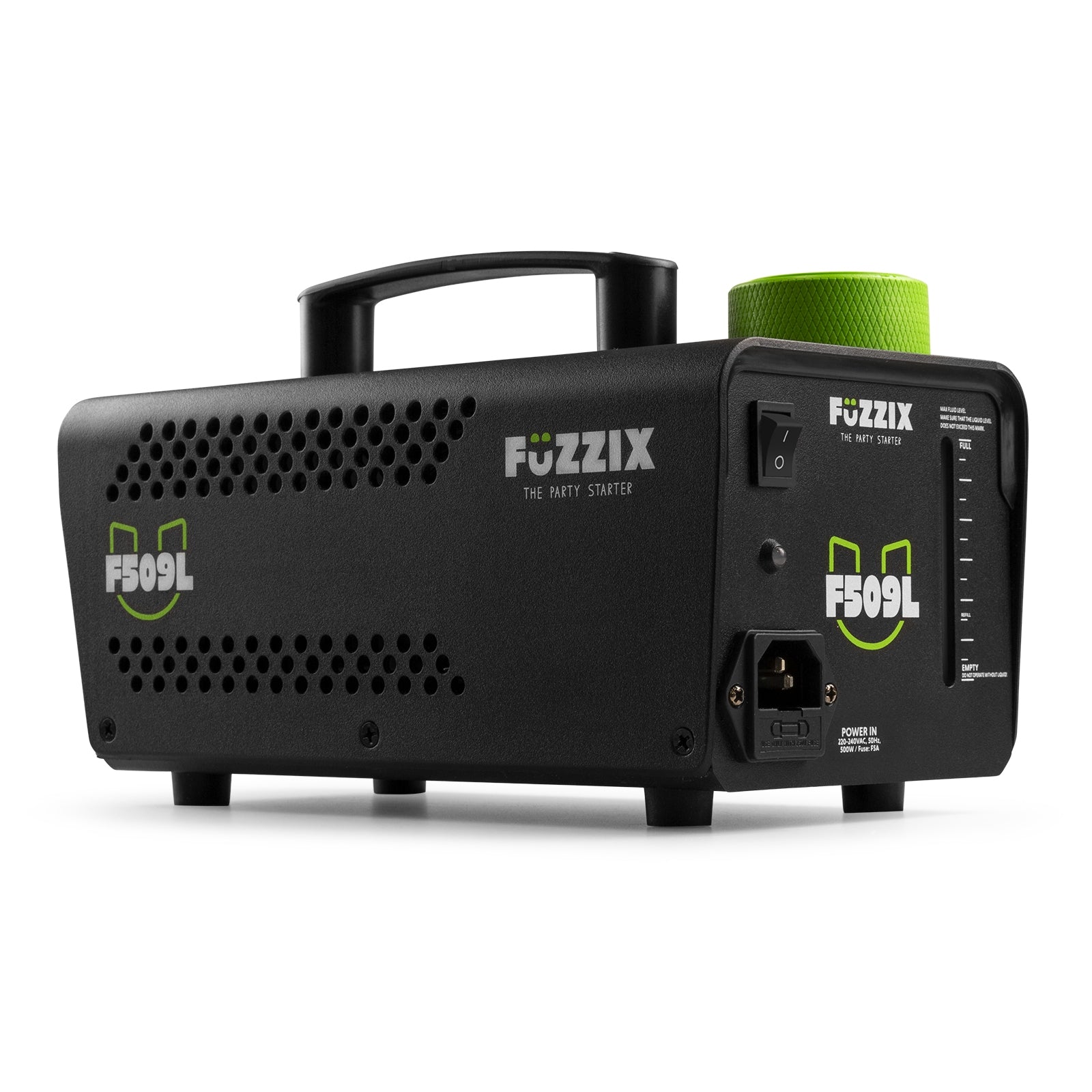 Fuzzix F509L Party Smoke Machine with 9x RGB LEDs