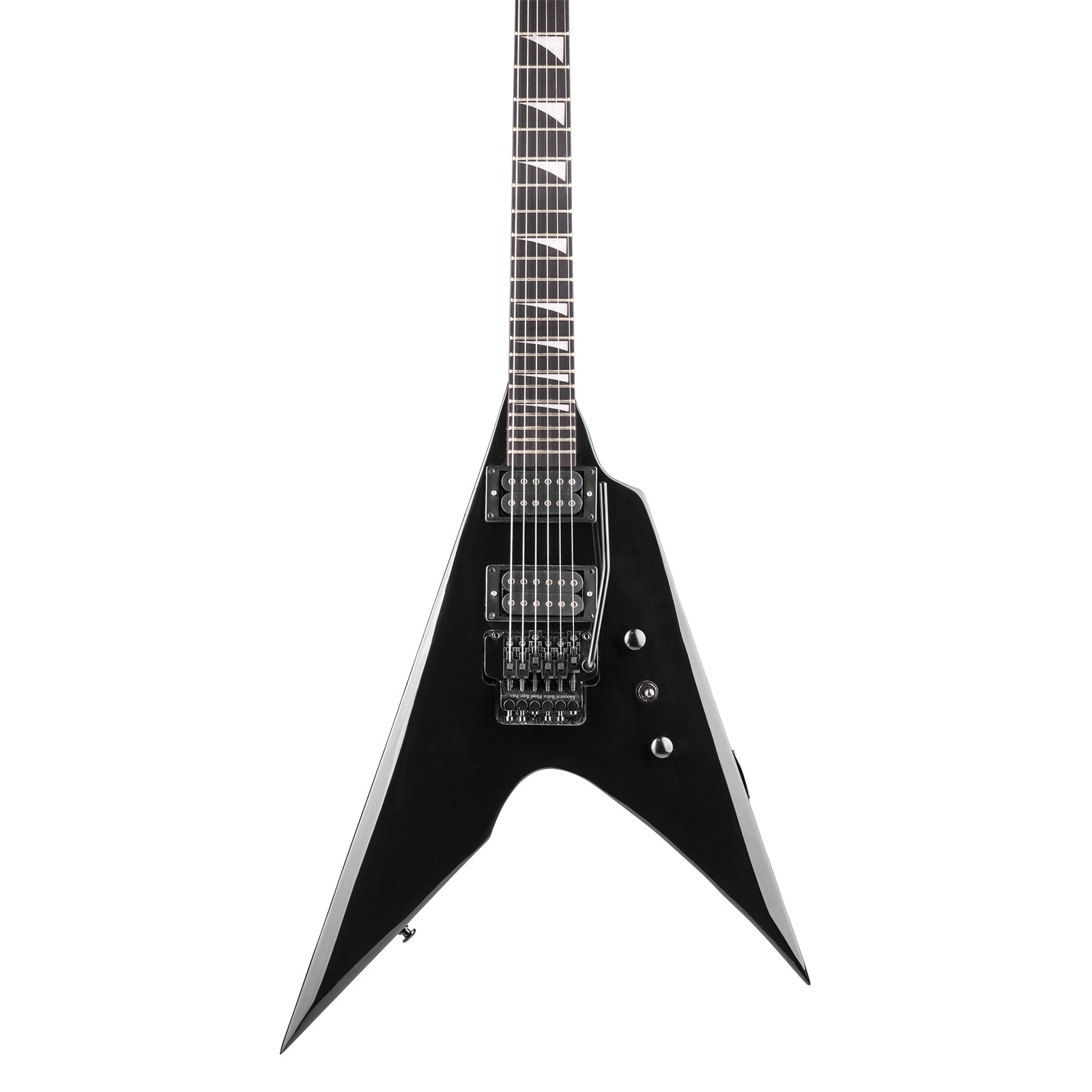 MAX GigKit Electric Guitar Pack Flying V Rock Style - Black