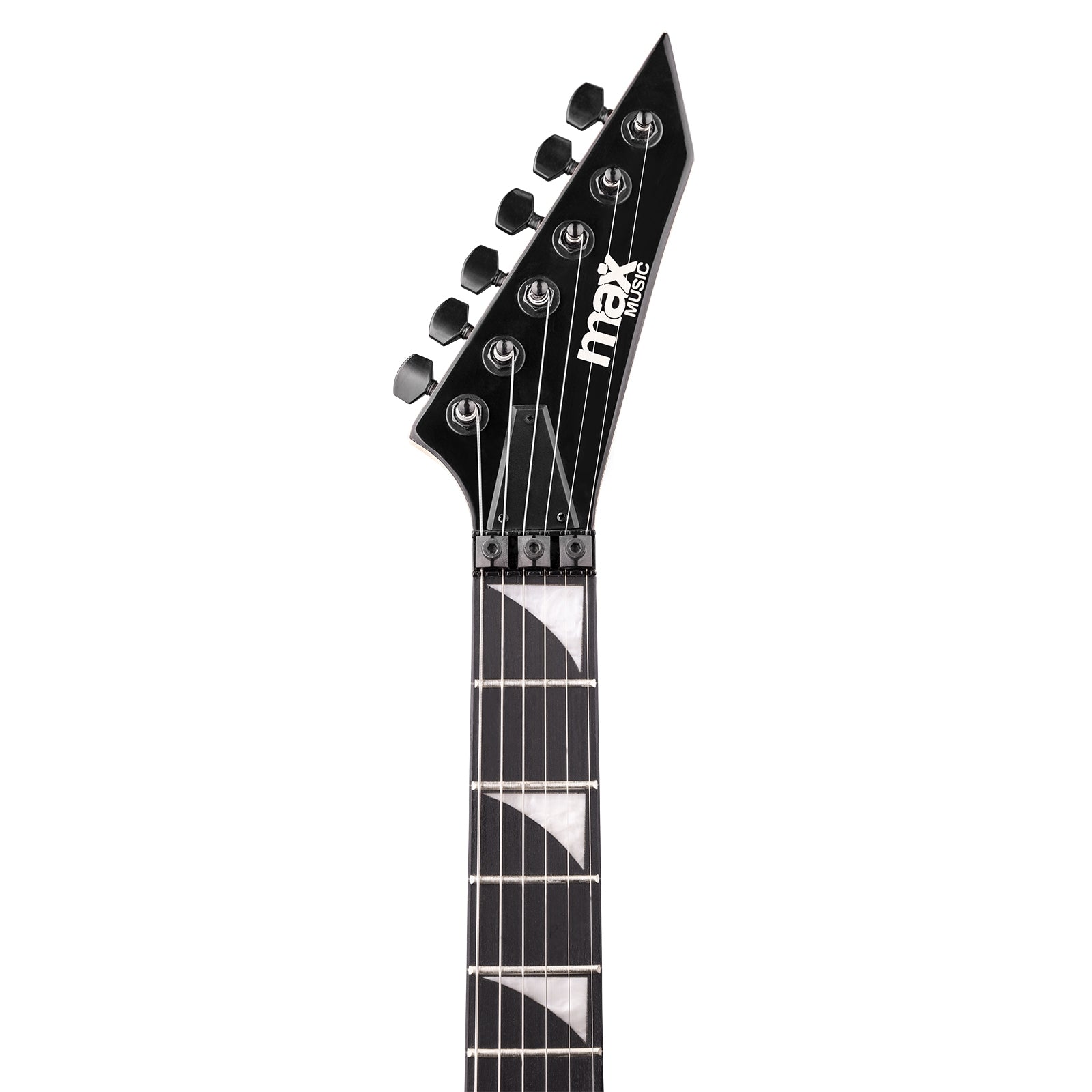 MAX GigKit Electric Guitar Pack Flying V Rock Style - Black