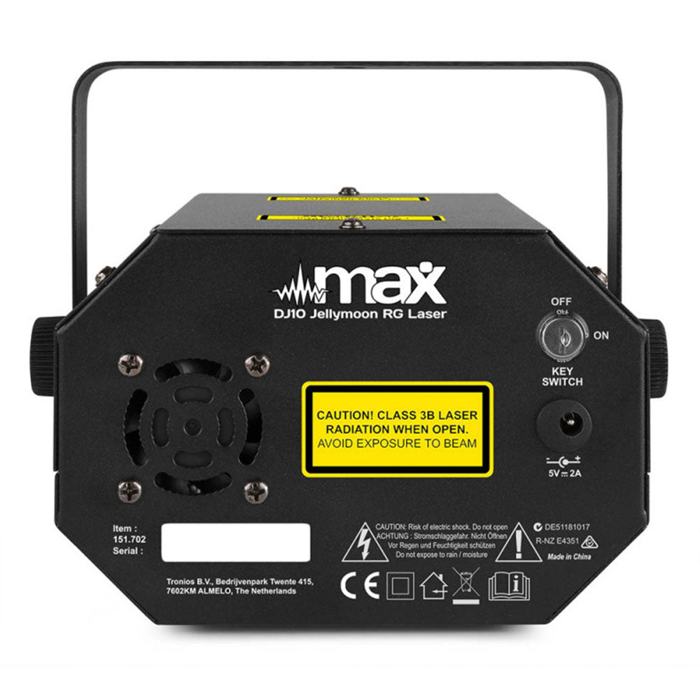 MAX DJ10 Jelly Moon with Red/Green Laser