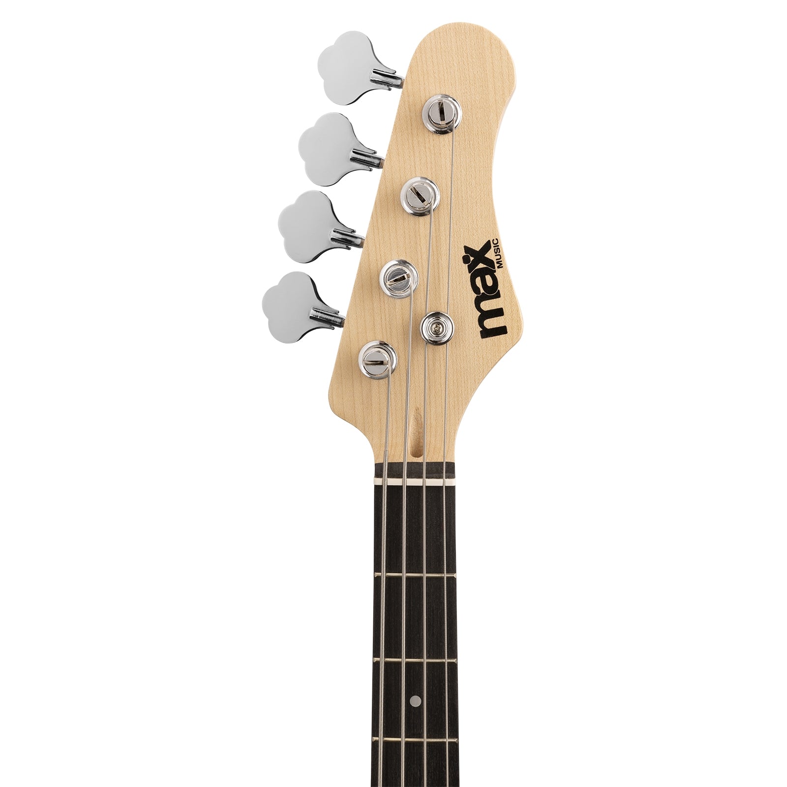 MAX GigKit Electric Bass Guitar Pack White