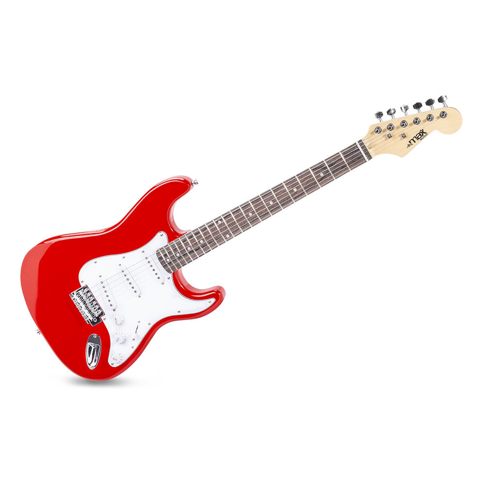 MAX GigKit Red Electric Guitar Pack
