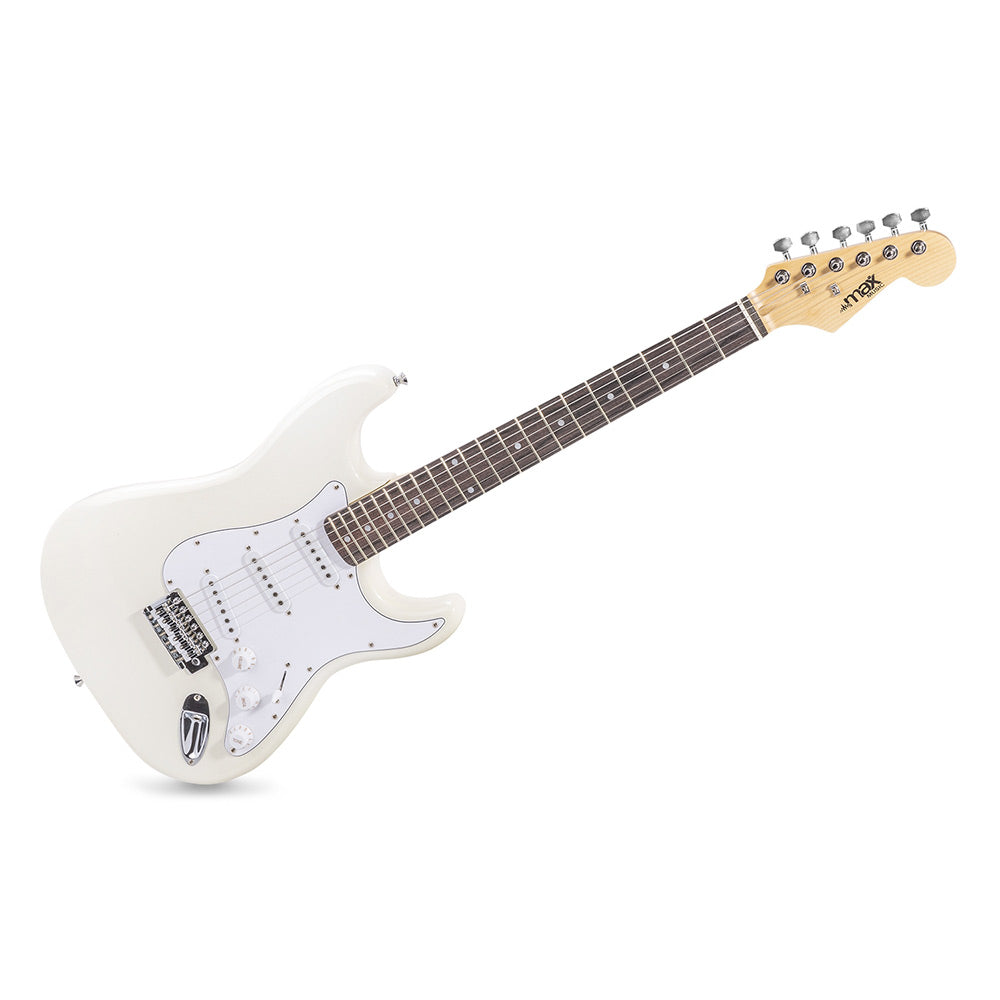 MAX GigKit White Electric Guitar Pack
