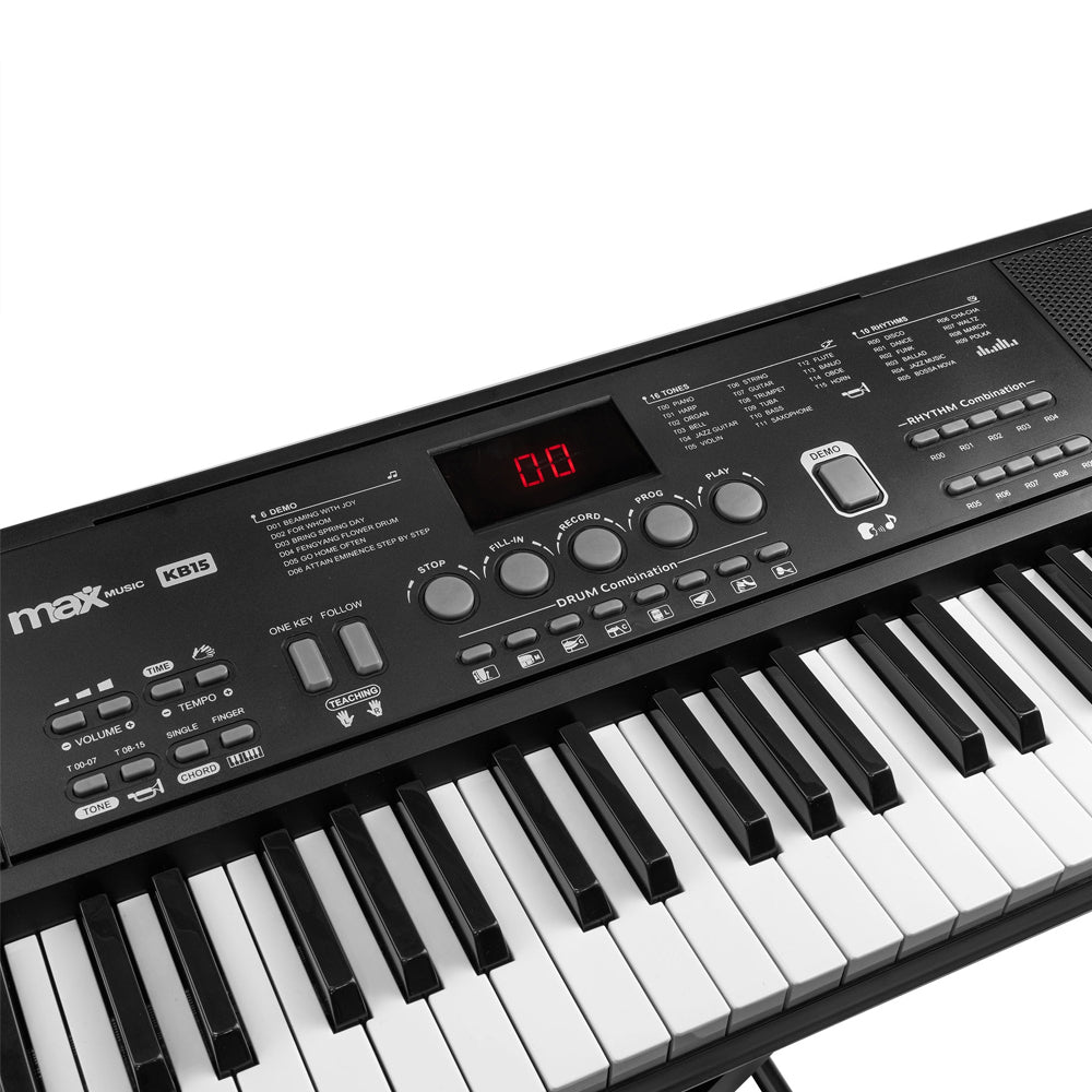 MAX KB15 Electronic Keyboard 61-Key with Built-In Rechargeable Battery