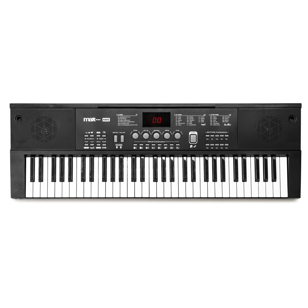 MAX KB15 Electronic Keyboard 61-Key with Built-In Rechargeable Battery