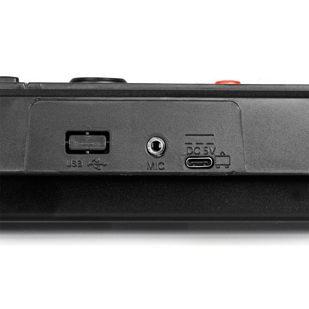 MAX KD49 Electronic Keyboard 49-Keys with Built-In Rechargeable Battery