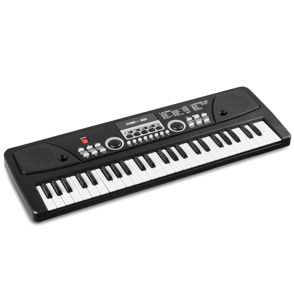 MAX KD49 Electronic Keyboard 49-Keys with Built-In Rechargeable Battery