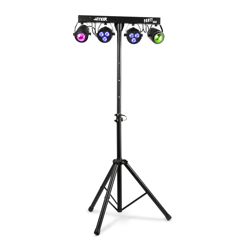 MAX PartyBar1 - 2x Jelly Moon, 2x PAR Cans