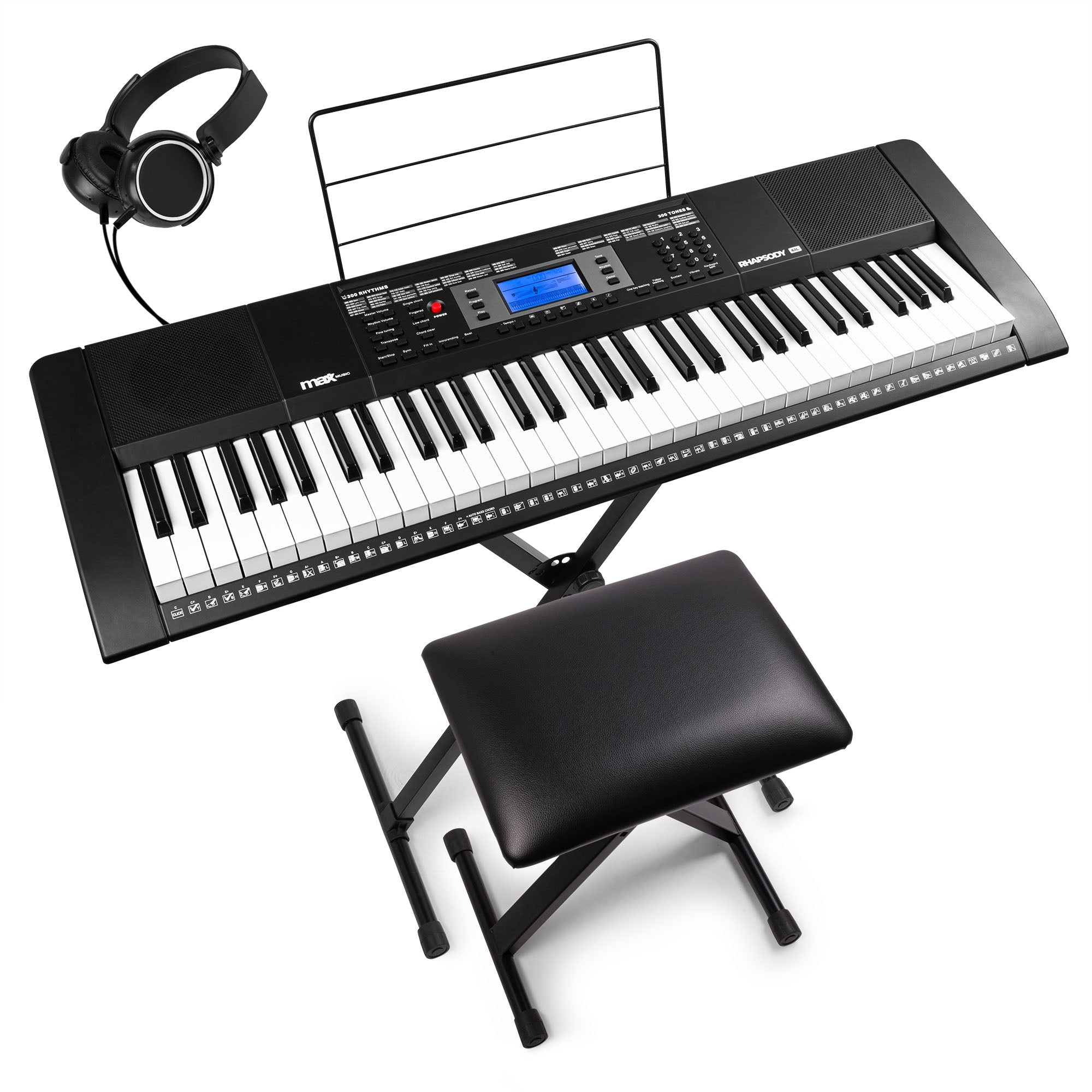 MAX Rhapsody 61L Keyboard Kit with 61 Lighted Keys
