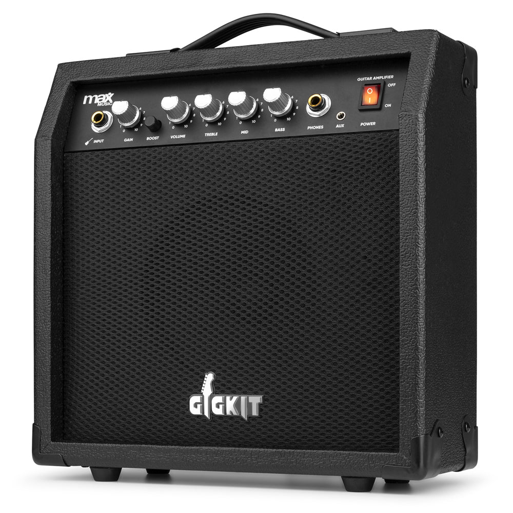 MAX GigKit Electric Guitar Pack Quilted Style - Black
