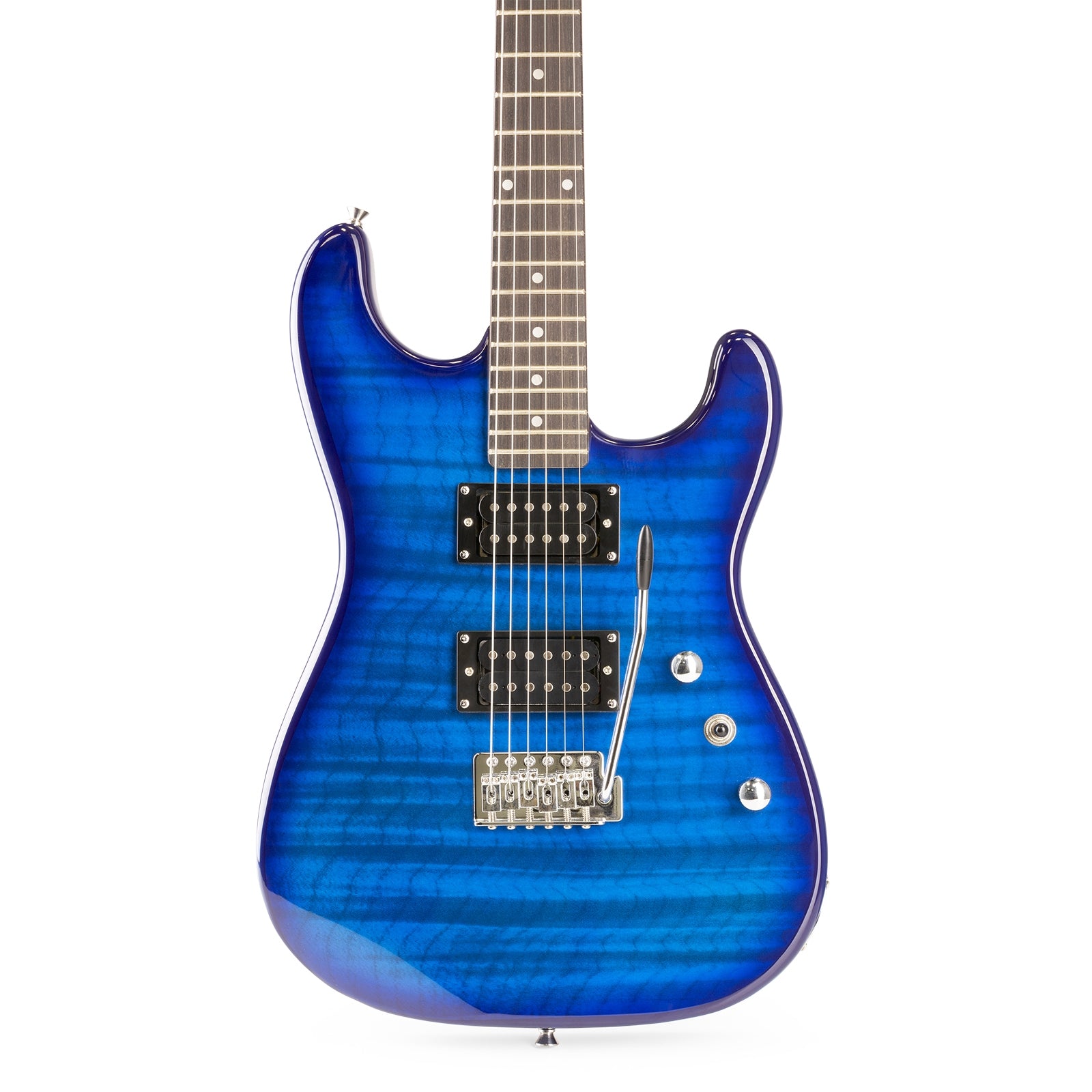 Max GigKit Electric Guitar Pack Quilted Style - Dark Blue