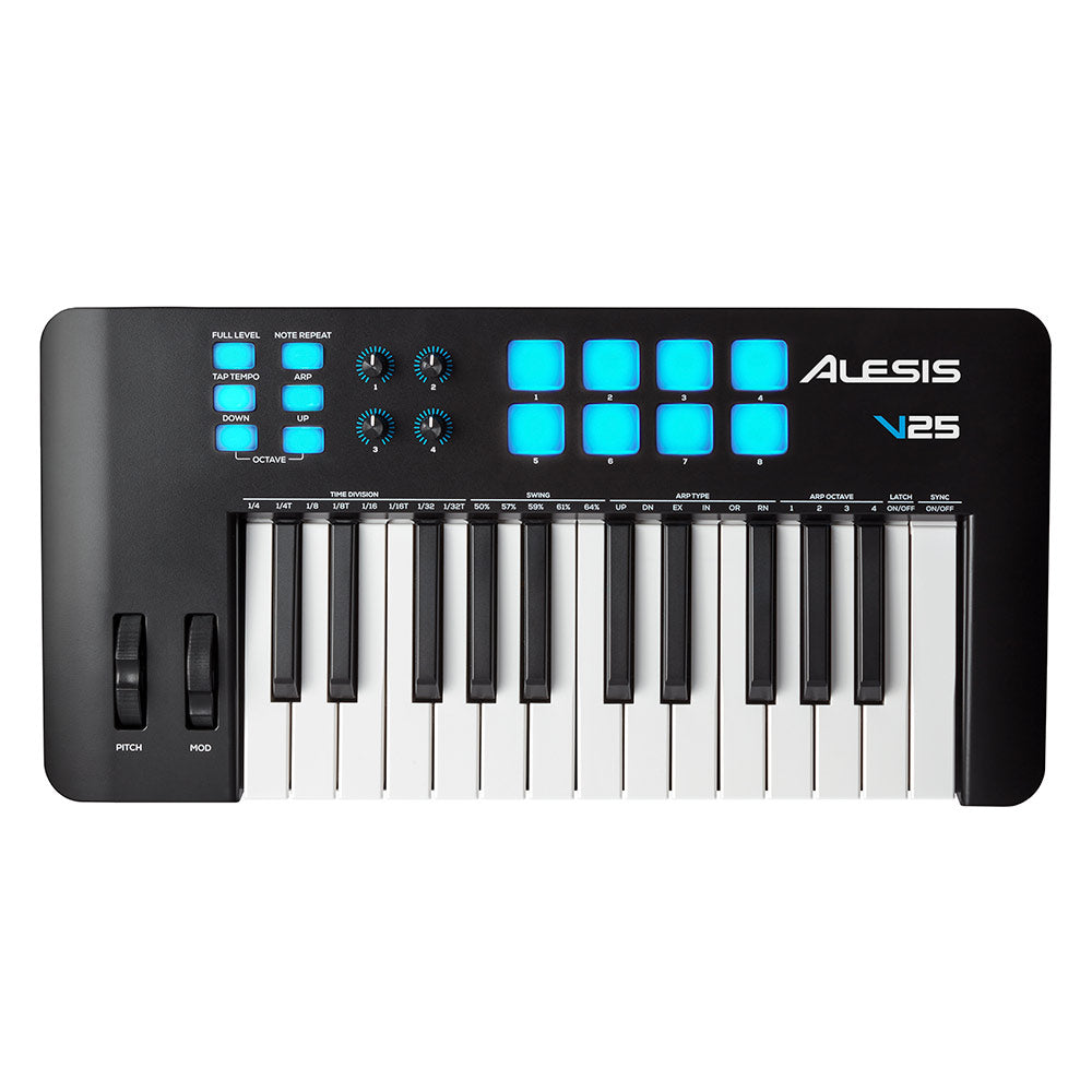 Alesis V25 MKII MIDI Keyboard 25 Key with Pads