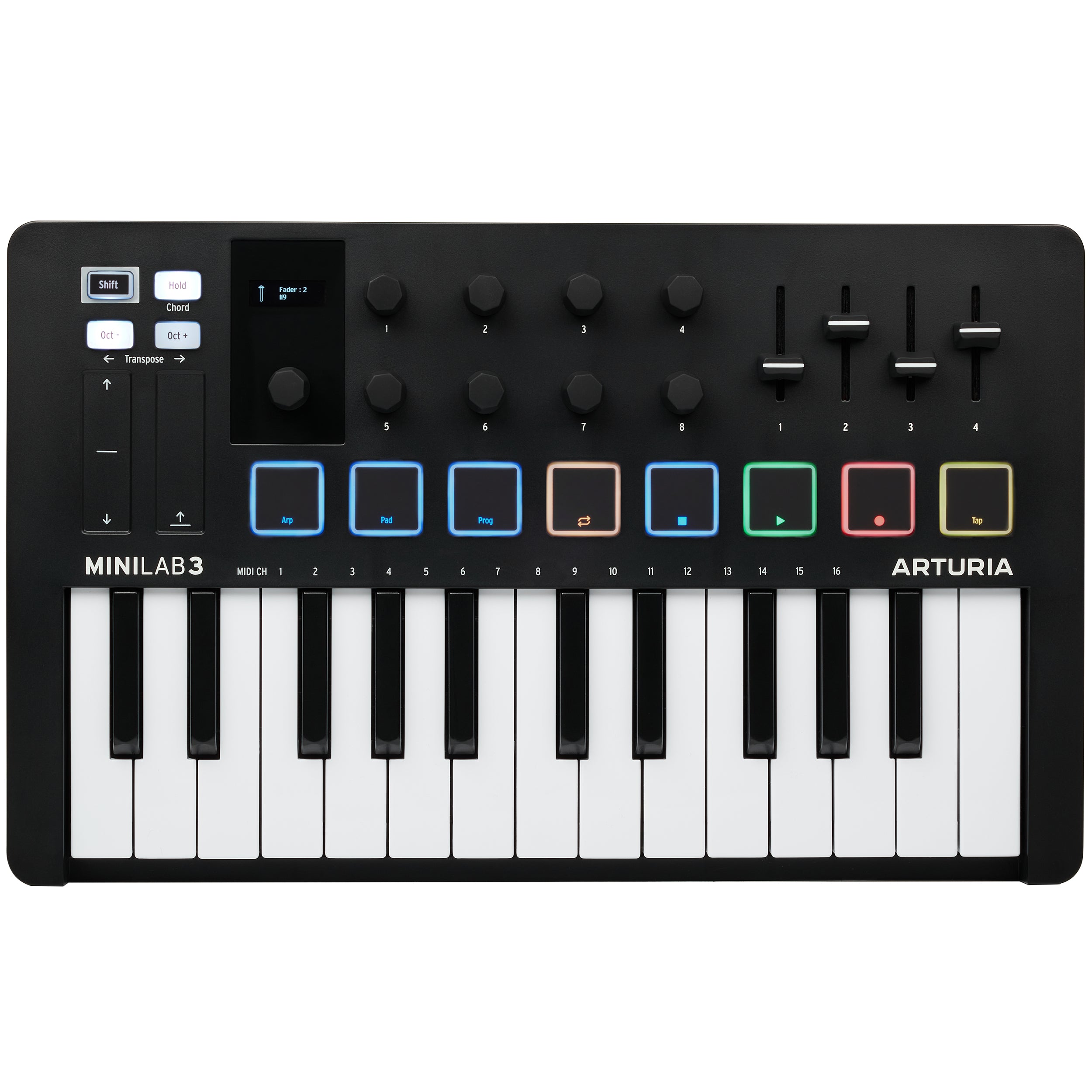 Arturia MINILAB-MK3 Black MIDI Keyboard 25 Key