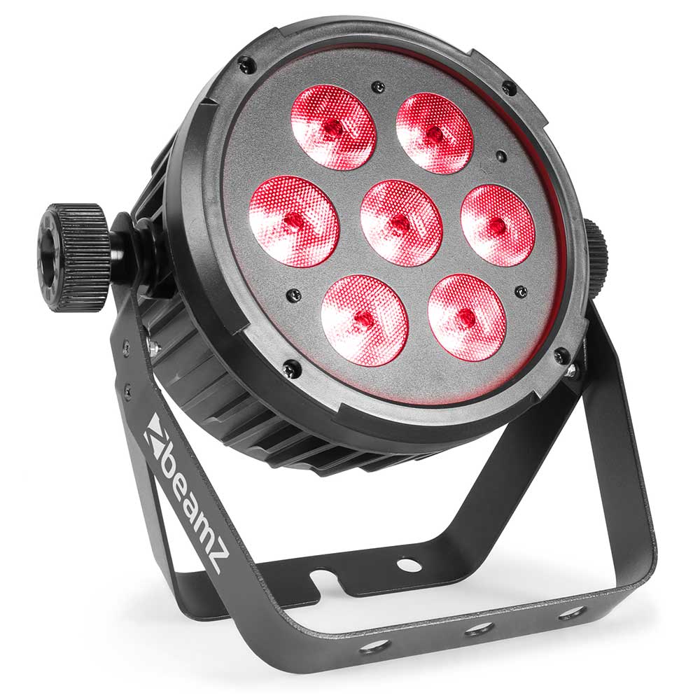 Beamz BT270 - Flat Par 7x6W 4in1 DMX IRC