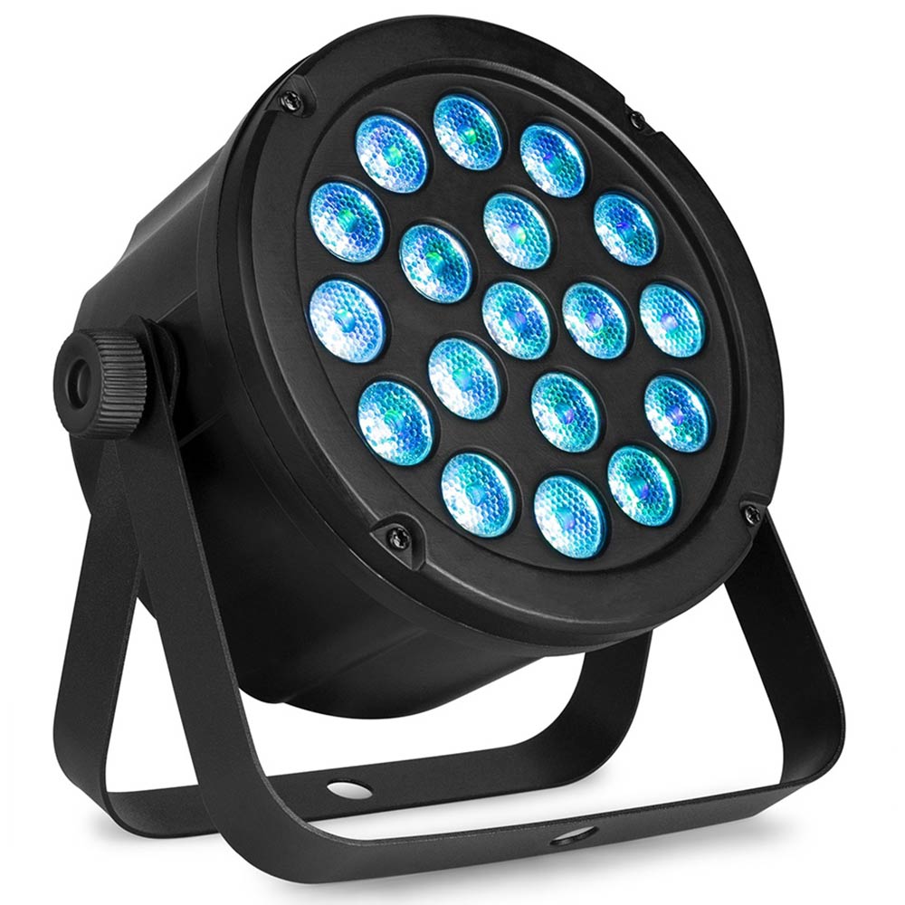 Beamz SlimPar45 Wash Light - 18x 3W 3-in-1 RGB LEDs