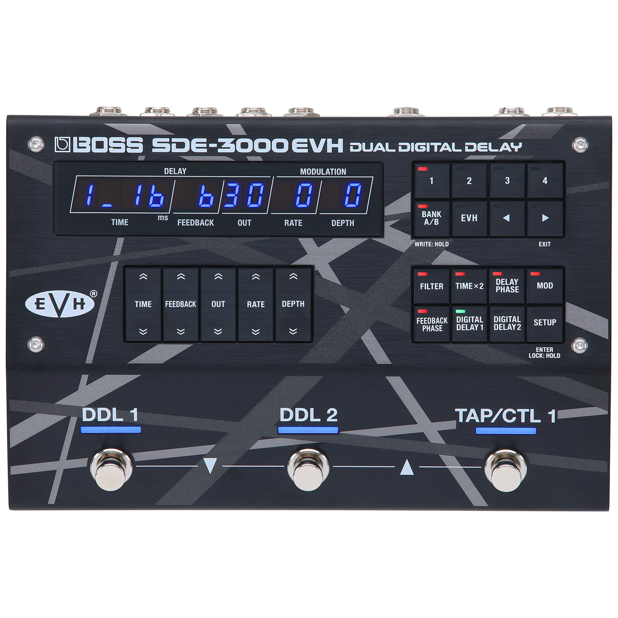 Boss SDE-3000EVH Dual Digital Delay Pedal - Van Halen Edition