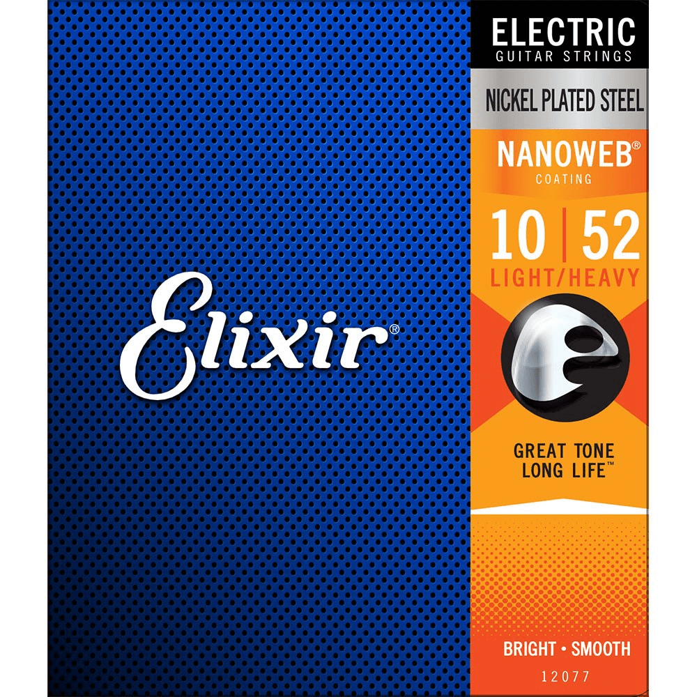 Elixir 12077 Electric Nano Light Heavy 10-52