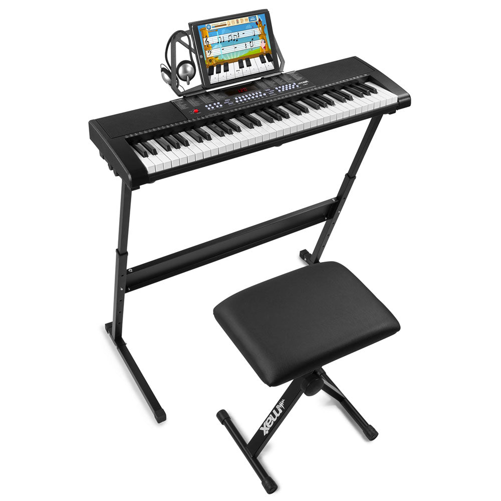 MAX KB4SET Complete Keyboard Set Stand, Bench & Headphones