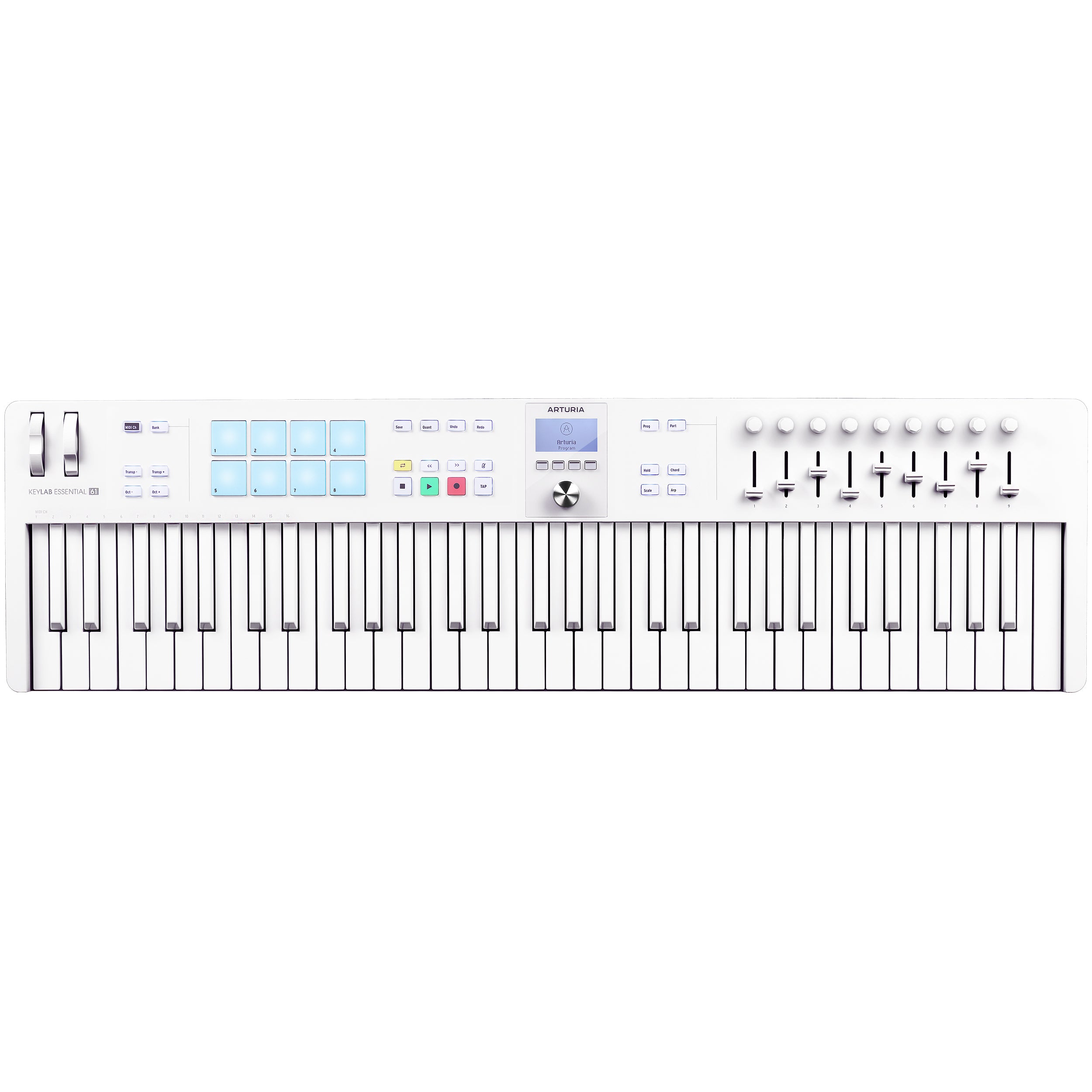 Arturia Keylab Essential MK3 61 Key Alpine White MIDI Keyboard