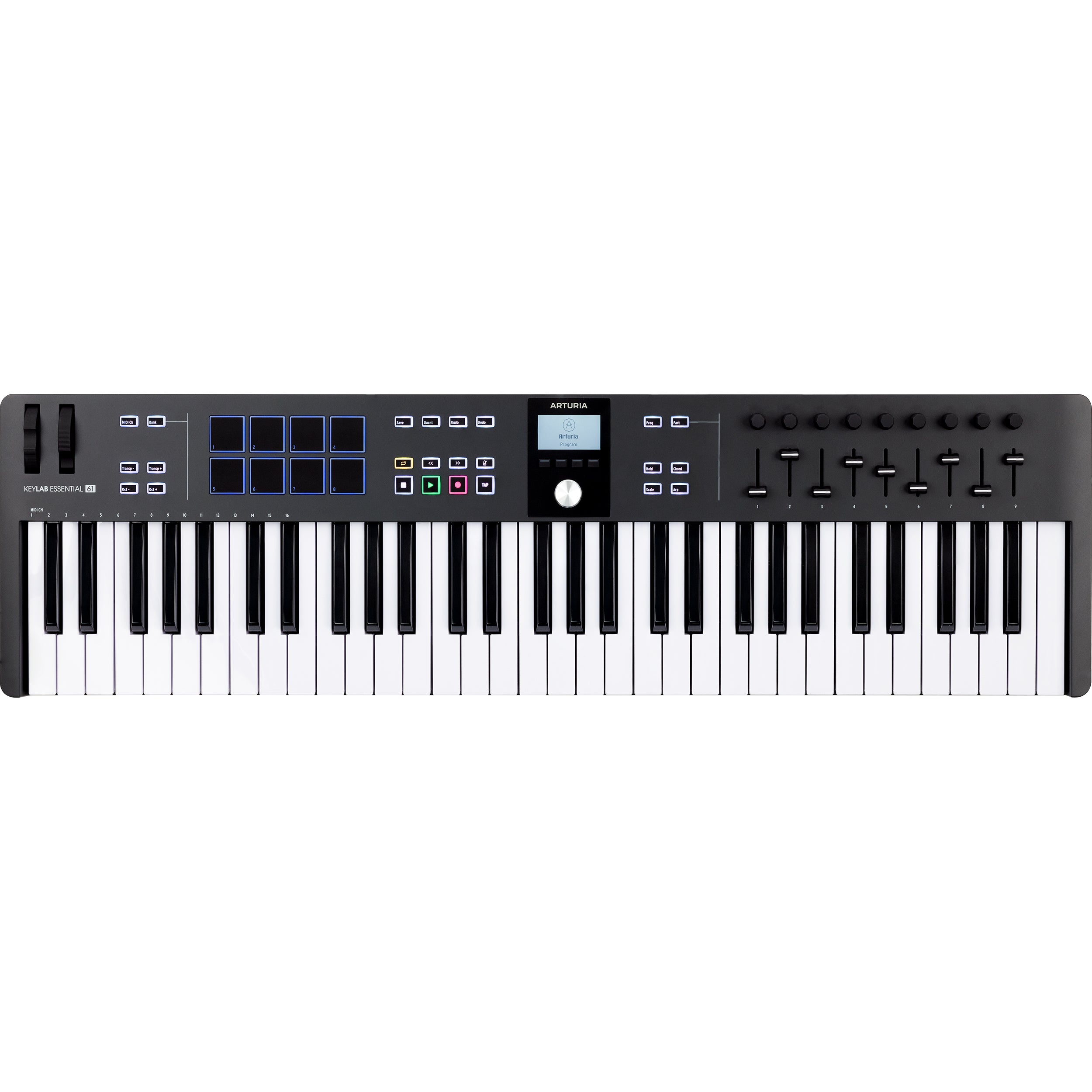 Arturia Keylab Essential MK3 61 Key Black MIDI Keyboard