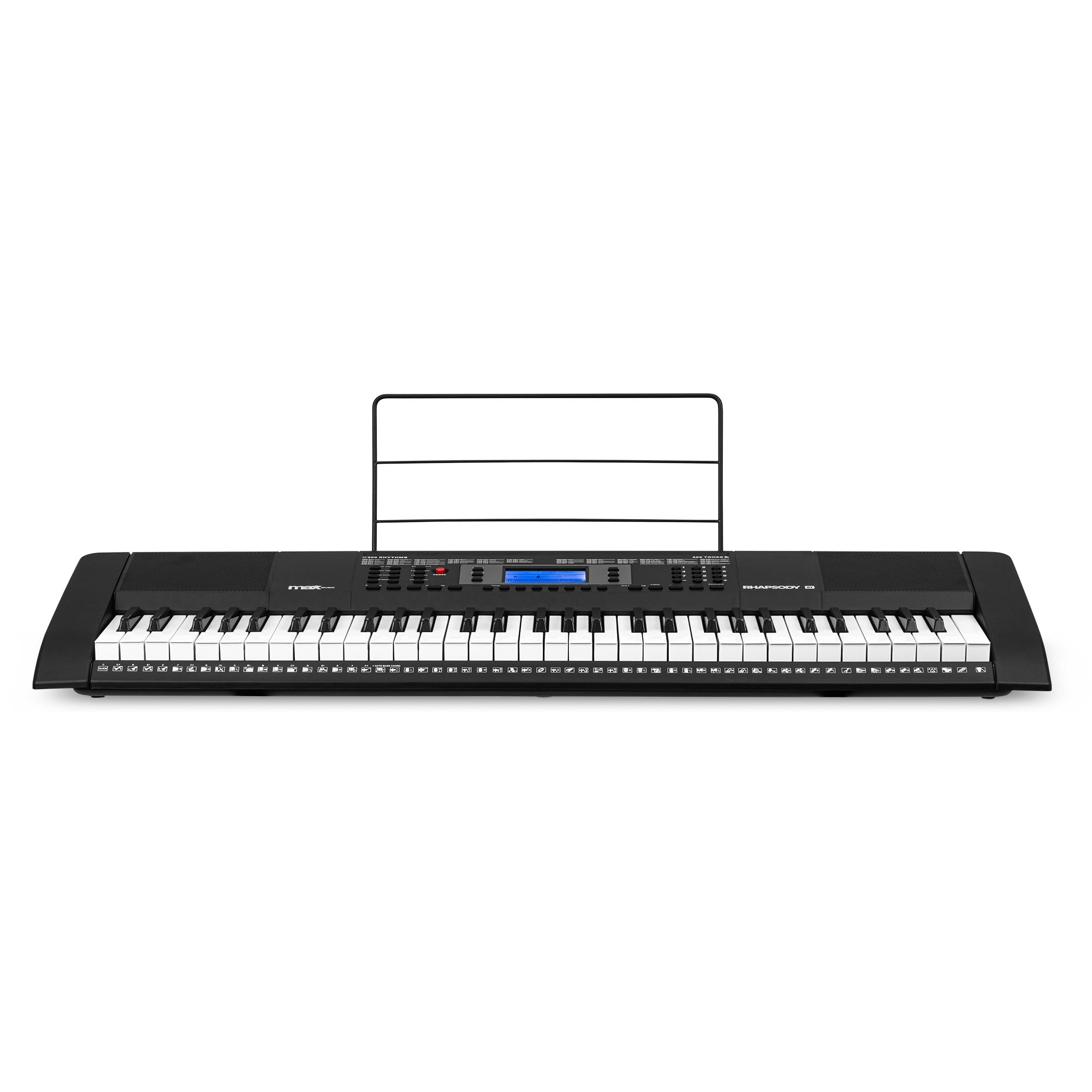 MAX Rhapsody 61 Keyboard with Stand, Bench & Headphones