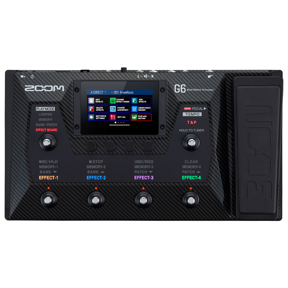 Zoom G6 Multi Effects Processor Guitar Pedal