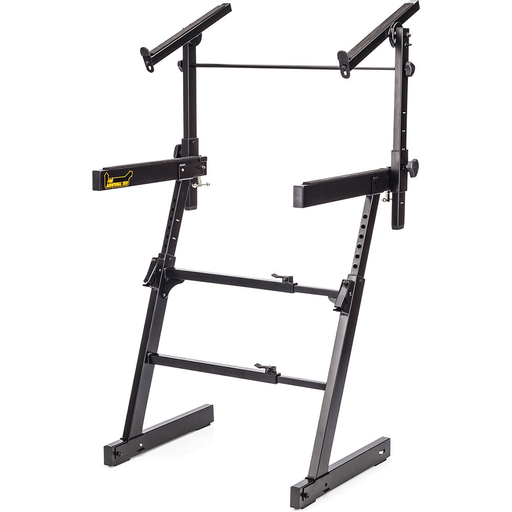 Hercules KS410B Autolock 2-Tier Keyboard Stand - Z Shape